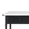 50" Emery Kitchen Island White Cultured Stone/Gray Finish - Acme Furniture - 2 of 4