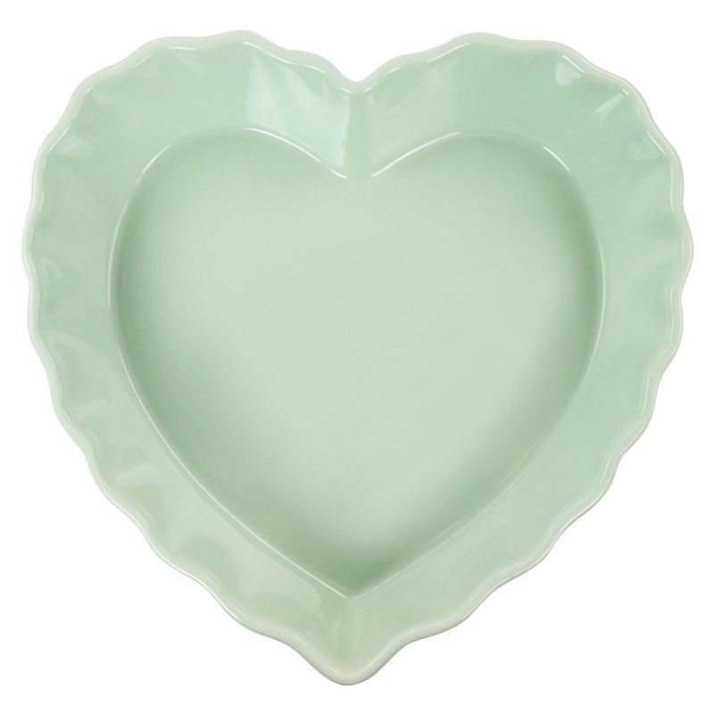 Martha Stewart 11in Heart Shaped Stoneware Cake Pan, 1 of 8