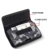 LUXMO Large Horizontal Universal Nylon Pouch w/ Dual Card Slots - Grey Camo - 4 of 4