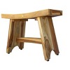 EcoDecors® Serenity® 24" Teak Wood Shower Bench in EarthyTeak Finish - 2 of 4