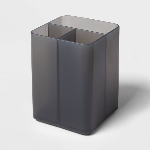 Plastic Pencil Holder Dark Gray - Brightroom™ : Target