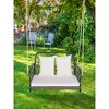 45"2-Person Outdoor Hanging Chair with Ropes - 4 of 4