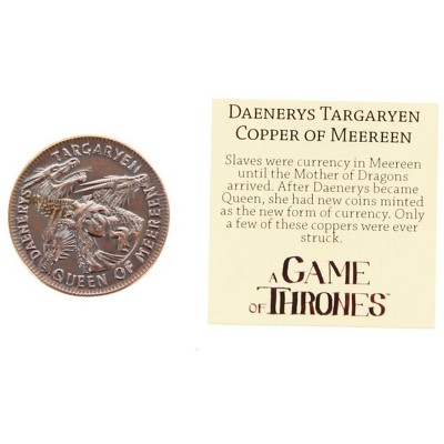 Nerd Block Game of Thrones Daenerys Targaryen Queen of Meereen Copper Coin