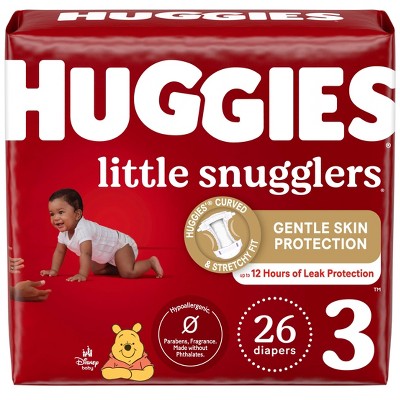 Image of Huggies Little Snugglers Diapers Jumbo Pack - Size 3 (26ct)