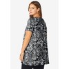 Roaman's Women's Plus Size Scoopneck Swing Ultimate Tunic - 3 of 4