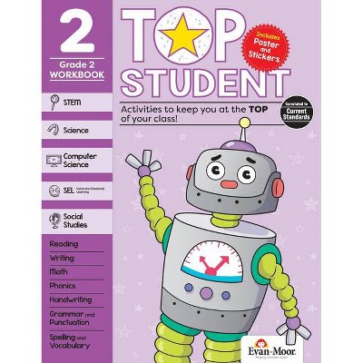 Top Student, Grade 2 - by  Evan-Moor Educational Publishers (Paperback)