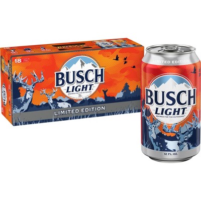Busch Light Beer - 18pk/12 fl oz Cans