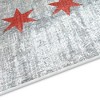 Sussexhome Non-Skid Ultra-Thin Area Rugs for Laundry Room, Entryway, Bathroom and Kitchen - Washable Multipurpose Floor Mat - US States - 4 of 4