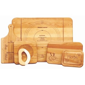 Wood Set Cutting Board in Birch Brown-Pemberly Row  - 1 of 1