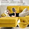 MOONMISS 104" Sectional Couches for Living Room Modular Sofa with Double Chaise U- Shaped Sofa Set with Corduroy Fabric for Living Room - 2 of 4