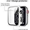Worryfree Gadgets Bumper Case with Screen Protector for Apple Watch 38mm, White/Silver - 2 of 4