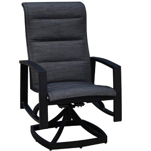 Courtyard Casual Santorini Padded-Sling Swivel Dining Chair  Price is for a Pack of 2 - 1 of 4
