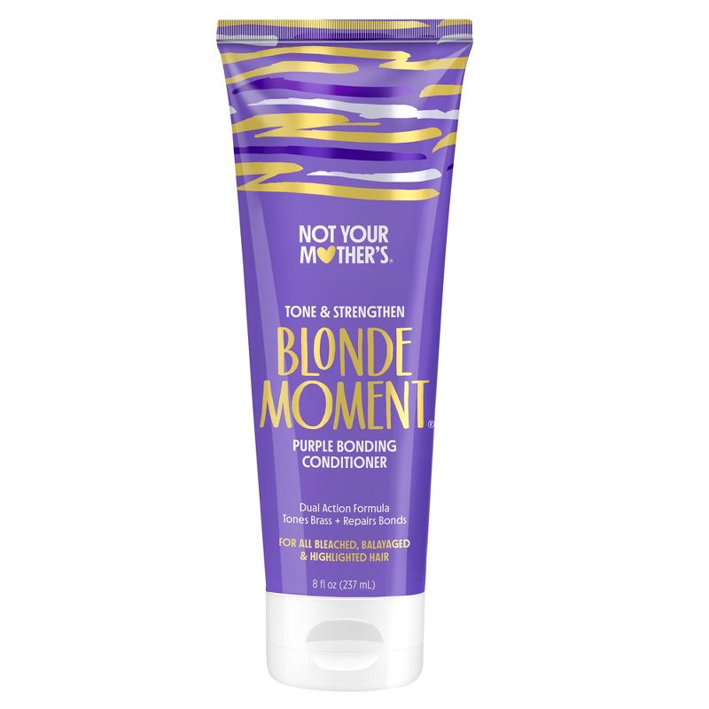 Not Your Mother&#39;s Blonde Moment Purple Bonding Conditioner Tone and Repair Lightened Hair - 8 fl oz, 1 of 14