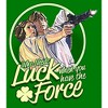 Men's Star Wars Luke St. Patrick's Day Who Needs Luck When You Have The Force Sweatshirt - 2 of 4