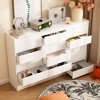 Famapy White Multifunctional Dresser 15 Drawer Storage Space Horizontal Dresser - 2 of 4