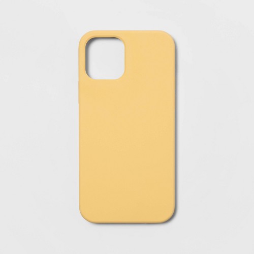 heyday Apple iPhone 12/iPhone 12 Pro Silicone Case - Mist Yellow