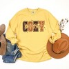 Simply Sage Market Women's Cozy Season Stars Long Sleeve Garment Dyed Tee - 3 of 4