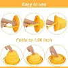 Collapsible Beach Toys Set for Kids, 2.5L Silicone Bucket with Sand Molds, Shovel & Rake - 4 of 4