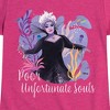 Girls' - Disney - Poor Unfortunate Soul Fitted Short Sleeve Graphic T-Shirt - 2 of 4