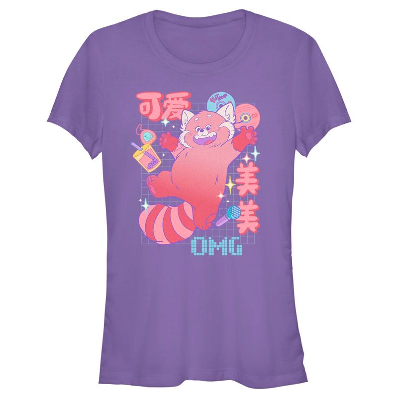 Juniors Womens Turning Red Panda Rage Mei Lee T-Shirt, 1 of 5