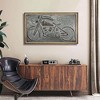 Cheung's Fiore Wood Framed Metal Motorcycle Wall Decor - 2 of 4