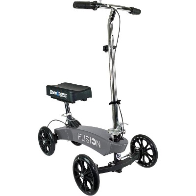 KneeRover Fusion Patented Knee Scooter Crutch Alternative with 4 Wheel Steering