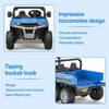 24 Volt 2 Seater Ride On Toys, 4WD 6 Wheels Electric Ride On UTV Cars for Big Kids,Ride On Dump Truck w/ Remote Control,Battery Display,Bluetooth,USB - 4 of 4