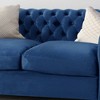 Sofa Couch, 2 Seater Sofa, Modern Sofa Couches, Upholstery Sofa, With Button-Tufted, Nailhead Design For Guest Room, Office, Apartment, Small Room - 3 of 3