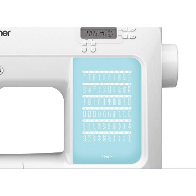 Brother CP60X White Computerized Sewing Machine with LCD Display
