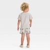Toddler Boys' 2pc Teenage Mutant Ninja Turtles T-Shirt & Shorts Sets - Beige - 2 of 4
