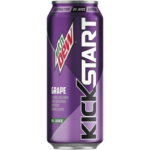 mtn dew kickstart flavors