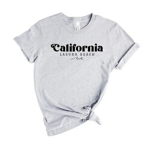 Simply Sage Market Women's California Laguna Beach Short Sleeve Graphic Tee - 1 of 3