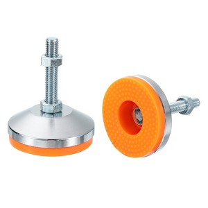 Unique Bargains Carbon Steel Non-Skid Adjustable Furniture Table Feet Leveling Feet 2 Pcs - 1 of 4