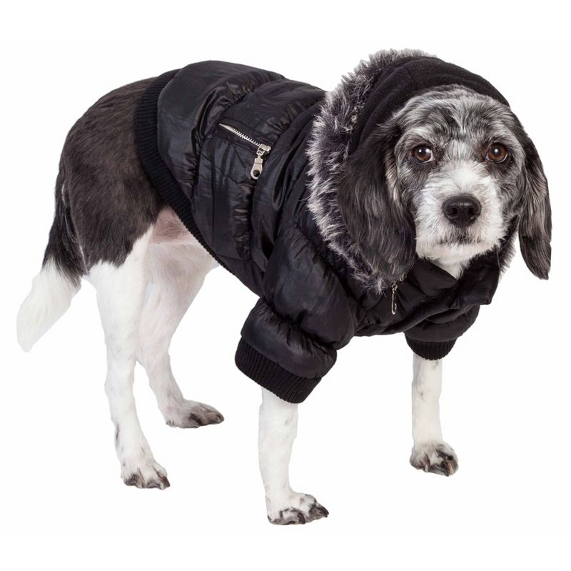Pet Life Metallic Fashion Dog and Cat Parka Coat, 1 of 9