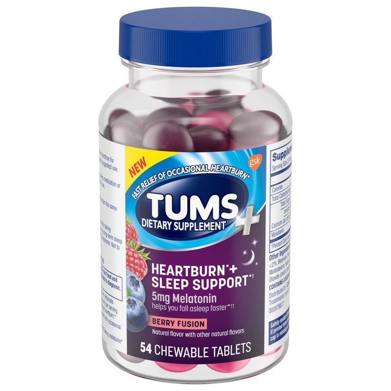 Tums with Sleep Support Berry Fusion Chew Bites - 54ct, 2 of 10