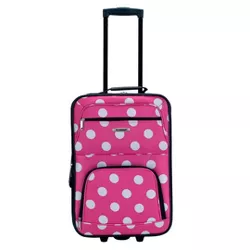 Rockland Galleria 4pc Hardside Carry On Luggage Set - Pink