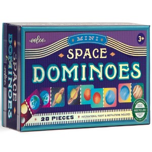 eeBoo: Mini Dominoes, Space, 28pcs, Families & Kids 3+, 2-4 Players - 1 of 4