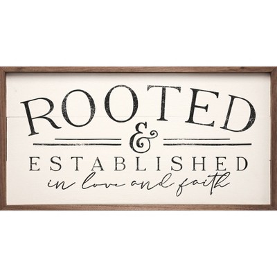Kendrick Home Rooted and Established Wall Art White