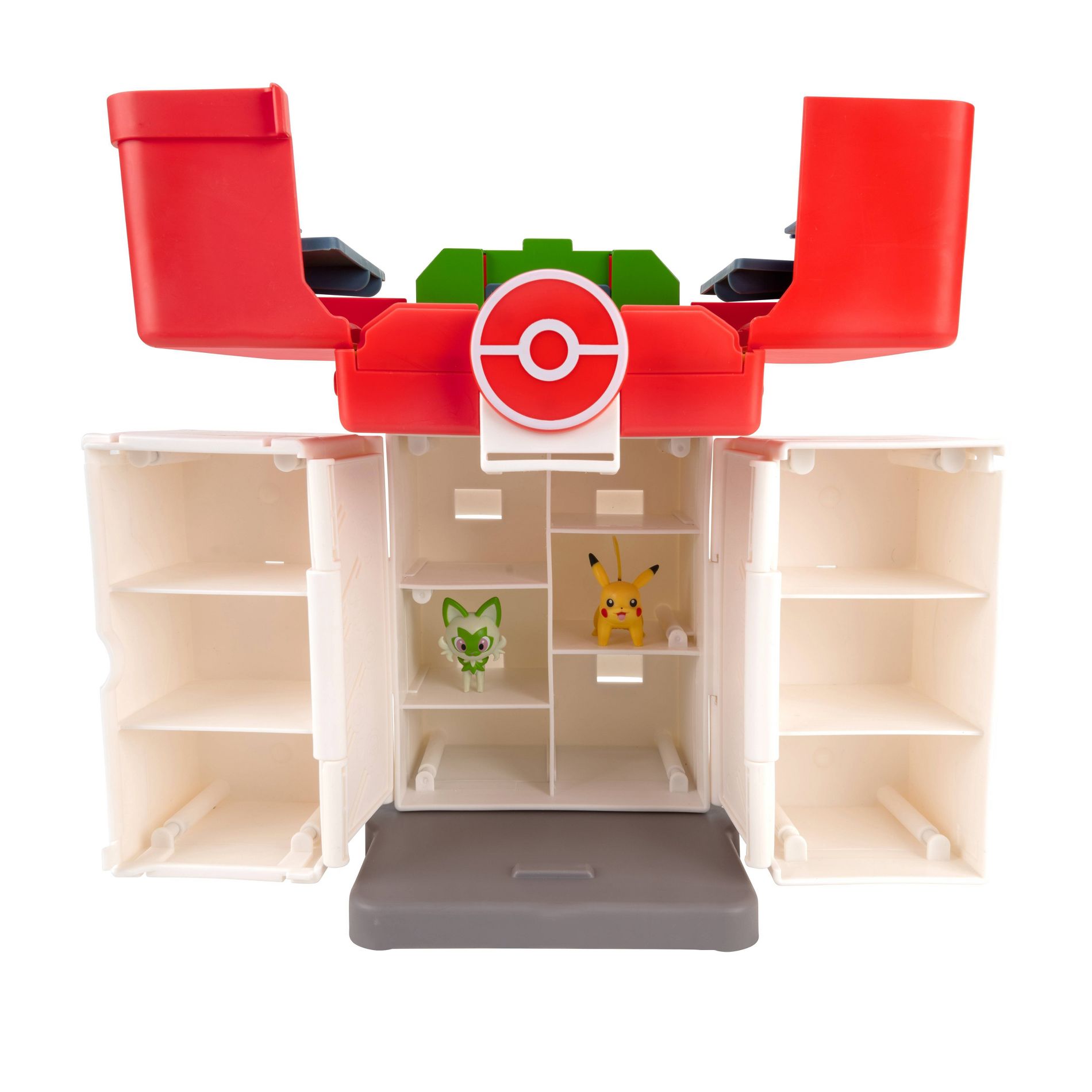 Pokémon Play 'N' Display Case with Pikachu & Sprigatito Action Figure
