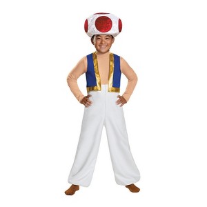 Disguise Boys' Deluxe Super Mario Bros. Toad Costume - 1 of 2