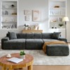 118" Cloud Sectional Couches, L-Shaped Modular Sectional Sofa, Oversized 3-Seater Couch - 2 of 4