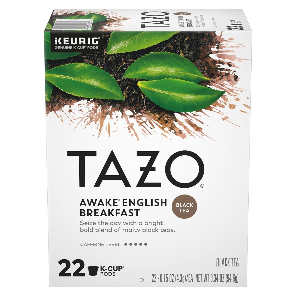 TAZO Awake Black Tea Caffeinated Keurig K-Cup Pods - 22ct