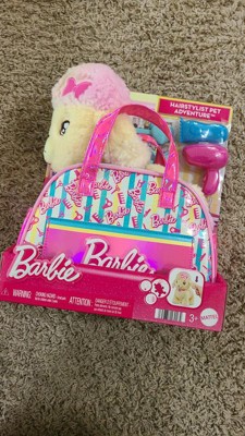 Barbie Salon Pet Adventure Stuffed Animal, Poodle With Themed Purse And 6  Accessories : Target