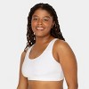 Fruit of the Loom Women's Tank Style Cotton Sports Bra 4-Pack - 4 of 4