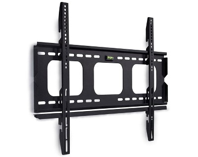 Mount-It! Low-Profile TV Wall Mount 1" Slim Fixed Bracket for 32, 40, 42, 48, 49, 50, 51, 52, 55, 60 inch TVs VESA Compatible up to 600 x 400 Black