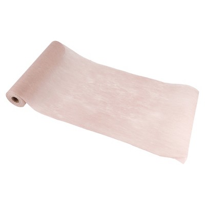 Unique Bargains Non-woven Fabrics Table Runner 82.02ft Pink 1 Pc