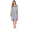 Casual Nights Women's Sleeveless Flower Satin Nightgown - 2 of 4