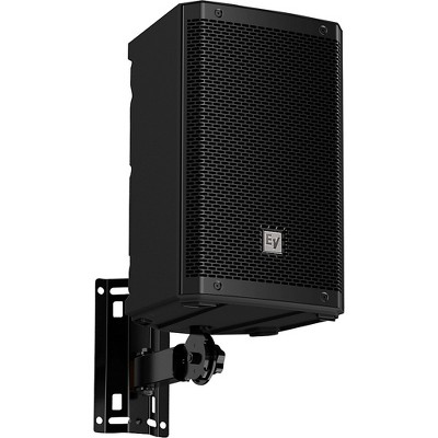 Black Steel Adjustable Wall Mount Bracket for Loudspeakers