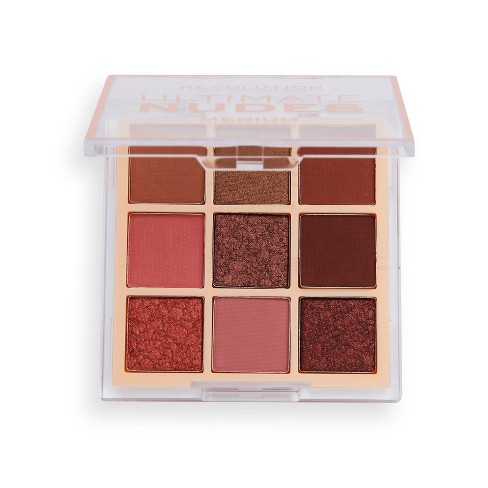 Ti år Uregelmæssigheder kompleksitet Makeup Revolution Ultimate Nudes Shadow Palette - Medium - 1.82oz : Target