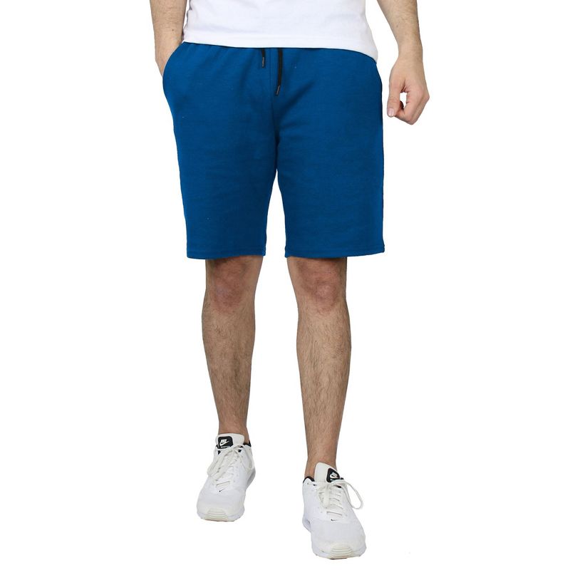 Galaxy By Harvic Men's Tech Fleece Performance Shorts With Heat Seal Zipper Pocket, 3 of 4